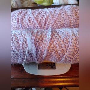 Cozy Pink and Purple Knitted Yarn